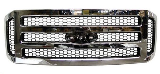 [204-1232-02] PARRILLA FD F-350/SUPER DUTY 05-07 CROMADA