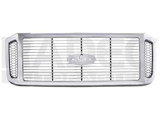 [204-1232-12] PARRILLA FD SUPER DUTY/EXCURSION 06-07 NEGRA F/CROMADO