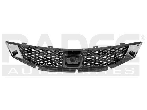 [204-1301-10] PARRILLA HD ACCORD 08-10 2 PUERTAS NEGRA