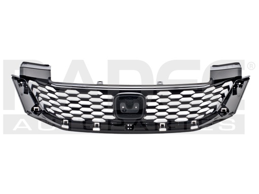 [204-1301-21] PARRILLA HD ACCORD 13-15 2 PUERTAS NEGRA