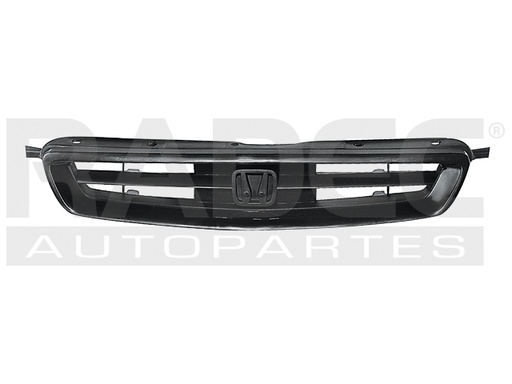 [204-1302-01] PARRILLA HD CIVIC 96-98 2Y4 PUERTAS C/MOLDURA NEGRA