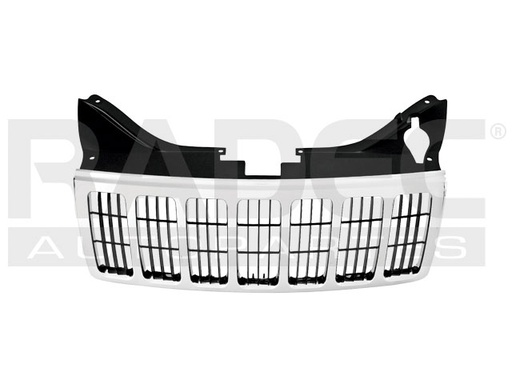 [204-1605-04] PARRILLA JP GRAND CHEROKEE 05-07 CROMADA C/REFUERZO