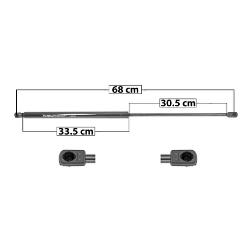 [004-9999-03] AMORTIGUADOR UNIVERSAL UN UNIVERSAL  400N 68 33.5 30.5 ENTRADA TIPO 9 ENTRADA 2 TIPO 9 460 109.92 49.86 400 89.92 40.79 SPART BUS2 Derecho/Izquierdo   