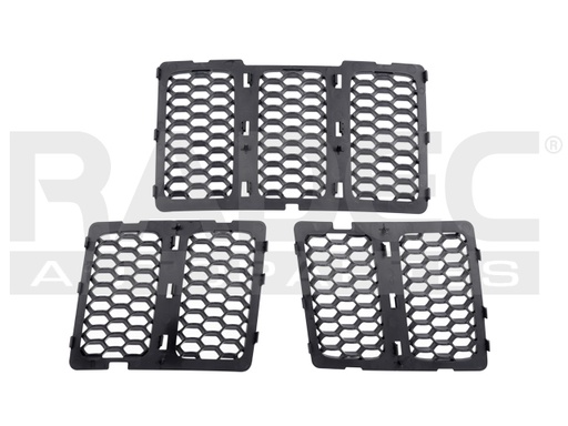 [204-1605-14] PARRILLA JP GRAND CHEROKEE 14-16 NEGRA