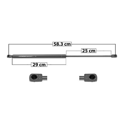 [004-9999-05] AMORTIGUADOR UNIVERSAL UN UNIVERSAL  900N 58.3 29 25 ENTRADA TIPO 0 ENTRADA 2 TIPO 0 989 222.32 100.84 900 202.32 91.77 SPART BUS4 Derecho/Izquierdo   