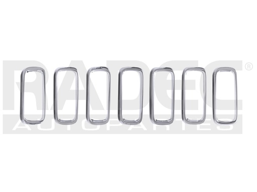 [204-1613-01] PARRILLA JP RENEGADE 16-18 JGO 7 PIEZAS CROMADA