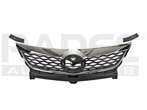 [204-1901-01] PARRILLA MZ 3 04-06 NEGRA MATE I/S/SP23 L4 4 CILINDROS 2.0/2.3L 4 PUERTAS