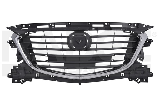 [204-1901-10] PARRILLA MZ 3 17-18 F/CROMADO I/G/GS/GX/TOURING L4 4 CILINDROS 2.0L 4/5 PUERTAS