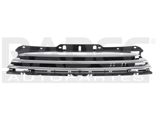 [204-2101-02] PARRILLA MN COOPER 11-15 2 PUERTAS (S) CROMADA