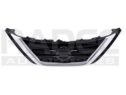 [204-2302-12] PARRILLA NS ALTIMA 17-18 F/CROMADO P/SENSOR S/SL/SV/SENSE/ADVANCE/EXCLUSIVE L4/V6 4/6 CILINDROS 2.5/3.5L 4 PUERTAS