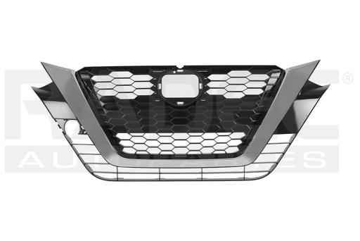 [204-2302-17] PARRILLA NS ALTIMA 19-22 C/MOLDURA CROMADA C/HOYO P/CAMARA ADVANCE/EXCLUSIVE/S/SL/SR/SV L4 4 CILINDROS 2.0/2.5L 4 PUERTAS