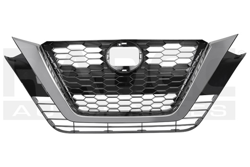 [204-2302-18] PARRILLA NS ALTIMA 19-22 S/HOYO P/CAMARA C/MOLDURA CROMADA/HUMO ADVANCE/EXCLUSIVE/S/SL/SR/SV L4 4 CILINDROS 2.0/2.5L 4 PUERTAS