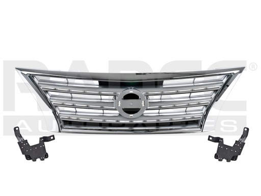 [204-2316-10] PARRILLA NS SENTRA 13-16 PLATA FILO CROMADO