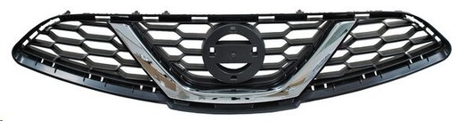 [204-2327-04] PARRILLA NS MARCH 14-20 NEGRA C/MOLDURA CROMADA