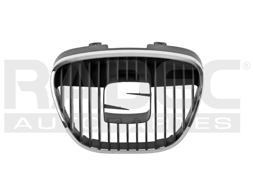 [204-2704-04] PARRILLA ST IBIZA/CORDOBA CENTRAL 03-09 NEGRA C/MOLDURA CROMADA