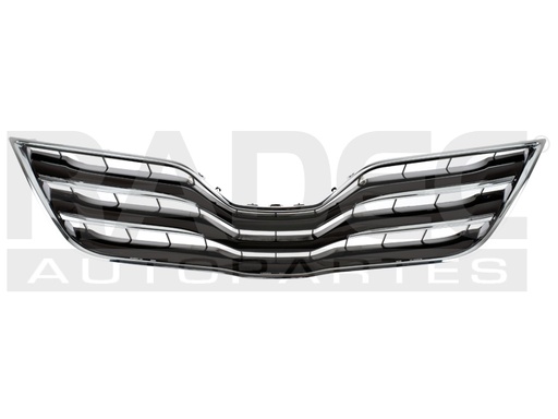 [204-3002-12] PARRILLA TY CAMRY 10-11 C/MOLDURAS CENTRALES CROMADAS F/CROMADO XLE