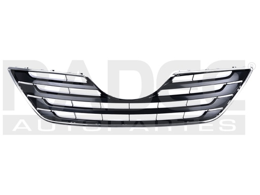 [204-3002-16] PARRILLA TY CAMRY 07-09 NEGRA F/CROMADO XLE L4/V6 4/6 CILINDROS 2.4/3.5L 4 PUERTAS