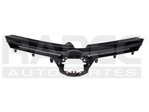 [204-3004-07] PARRILLA TY COROLLA 17-19 NEGRA BRILLANTE L/LE/XLE