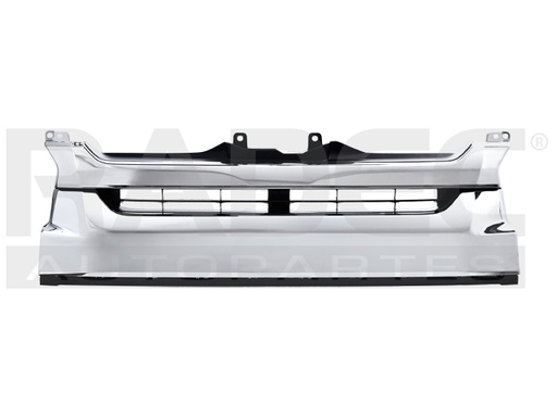 [204-3005-17] PARRILLA TY HIACE 14-19 CROMADA C/MOLDURA NEGRA 15 PASAJEROS