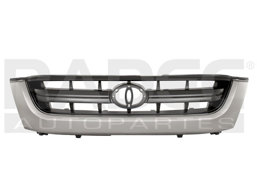 [204-3007-04] PARRILLA TY HILUX 02-04 GRIS S/BISELES