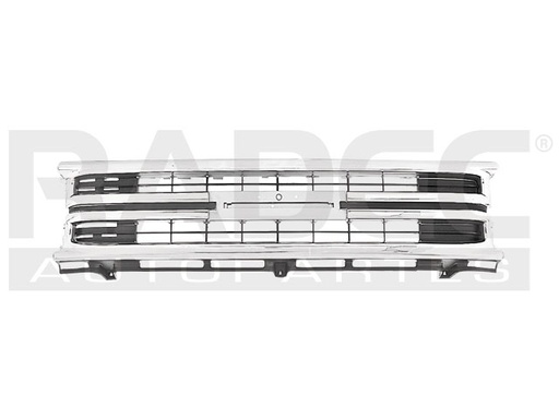 [204-3010-06] PARRILLA TY PICK UP 89-91 CROMADA