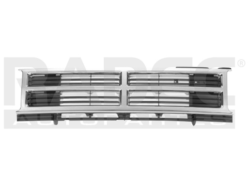 [204-3010-13] PARRILLA TY PICK UP 87-89 4X4 CROMADA