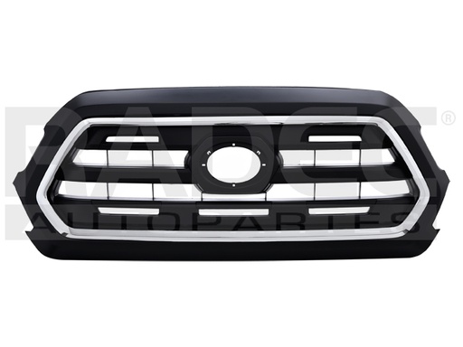 [204-3015-15] PARRILLA TY TACOMA 16-19 (U.S.A) NEGRA MATE F/CROMADO P/PINTAR SR5 L4/V6 4/6 CILINDROS 2.7/3.5L 4 PUERTAS