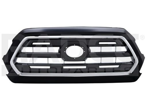 [204-3015-17] PARRILLA TY TACOMA 16-19 (U.S.A) NEGRA MATE F/PLATA P/PINTAR SR5 L4/V6 4/6 CILINDROS 2.7/3.5L 4 PUERTAS