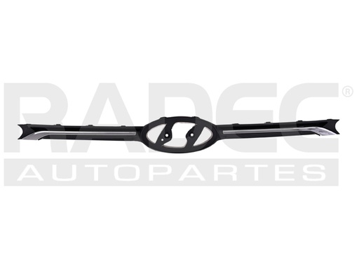 [204-3405-02] PARRILLA HY I10 18-20 NEGRA MATE F/CROMADO GL/GLS/MID L4 4 CILINDROS 1.2L 5 PUERTAS