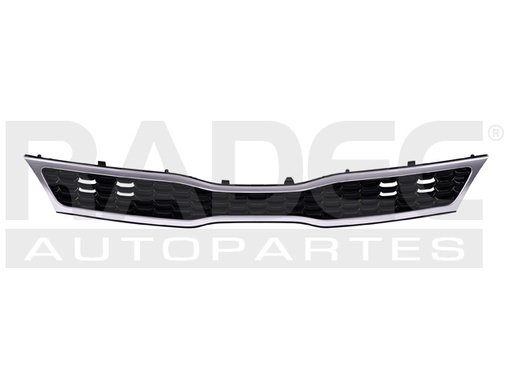 [204-3506-04] PARRILLA KI RIO 16-17 NEGRA MATE F/PLATA EX/LX L4 4 CILINDROS 1.6L 5 PUERTAS