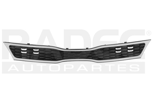 [204-3506-06] PARRILLA KI RIO 16-17 NEGRA MATE F/CROMADO EX/LX L4 4 CILINDROS 1.6L 5 PUERTAS