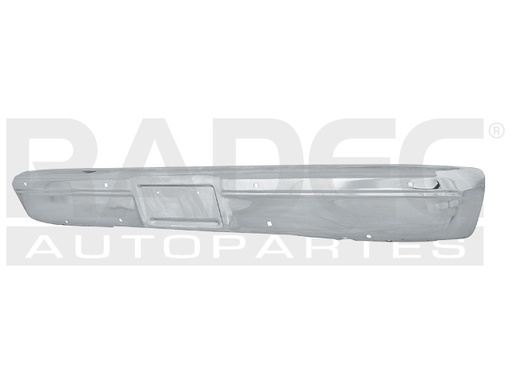 [206-0615-00] DEFENSA DELANTERA CV CHEYENNE 83-91 CROMADO S/BARRENO 1500/2500 V10/V20/V30/C10/C20/C30/K10/K20/K30 V6/V8 6/8CILINDROS 4.3/5.0/5.7/6.5/7.4/8.1L 2 PU (U.T.P.)