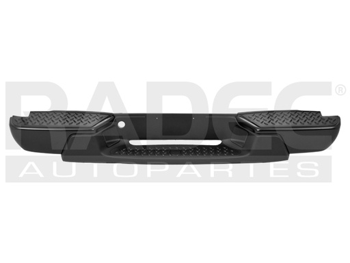 [206-0616-04] DEFENSA TRASERA CV COLORADO 08-12 C/BRAZOS NEGRA C/HULES LARGO 155 CMS ANCHO 20 CMS LS/LT//WT/SLE/SLT 4/5 CILINDROS 2.9/3.7/5.3L 2/4 PUERTAS (U.T.P.)