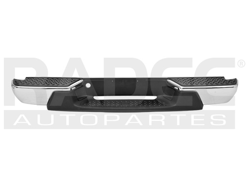 [206-0616-05] DEFENSA TRASERA CV COLORADO 08-12 CROMADA LARGO 157 CMS ANCHO 22 CMS LT/WT/SLE/SLT 4/5/8 CILINDROS 2.9/3.7/5.3L 2/4 PUERTAS (U.T.P.)