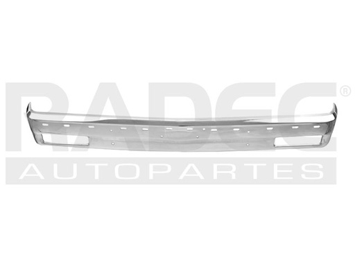 [206-0635-01] DEFENSA DELANTERA CV S-10 82-94 CROMADO C/BARRENO BASE/LT/SLE/SLS/EL L4/V6 4/6CILINDROS 2.5/2.8/4.3L 2/4 PUERTAS (U.T.P.)