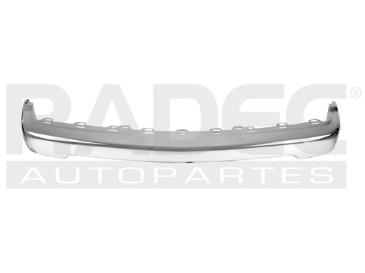 [206-0635-07] DEFENSA DELANTERA CV S-10 98-03 CROMADO S/BARRENO BASE/EXTREME/ZR2/LS/ZR5/LS/LT/LT/LTZ L4/V6 4/6CILINDROS 2.2/4.3L 2/4 PUERTAS (U.T.P.)
