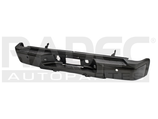 [206-0639-06] DEFENSA TRASERA CV SILVERADO 07-13 C/HOYO P/SENSOR C/BRAZOS C/HULES P/PINTAR 1500/2500/LS/LT/Z71/SLE V6/V8 6/8 CILINDROS 4.0/4.3/5.3L 2/4 PUERTAS (U.T.P.)
