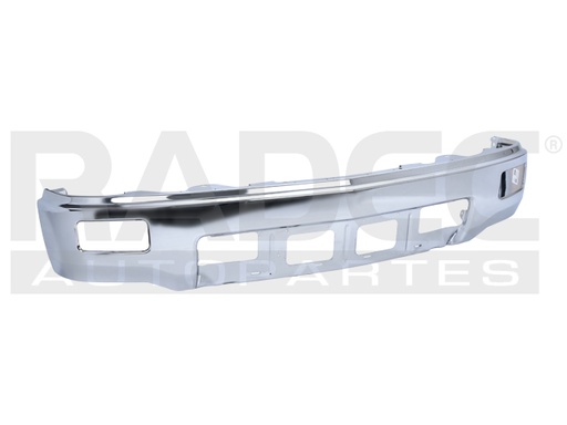 [206-0639-16] DEFENSA DELANTERA CV SILVERADO 14-15 CROMADA C/HOYO P/FARO 1500/HIGH COUNTRY/LS/LT/LTZ/SSV/WT/BASE/DENALI/SLE/SLT V6/V8 6/8CILINDROS 4.3/5.3/6.2/L 2/4 PUERTAS