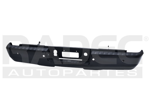 [206-0639-28] DEFENSA TRASERA CV SILVERADO 14-18 C/HOYO P/SENSOR C/HULES  P/PINTAR 1500/2500/LS/LT/LTZ/Z71/SLE/DENALI/ALL-TERRAIN V6/V8 6/8 CILINDROS 4.3/5.3L 2/4 PUERTAS