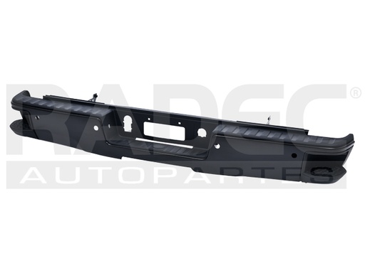 [206-0639-32] DEFENSA TRASERA CV SILVERADO 14-18 C/HOYO P/SENSOR C/HULES  NEGRA 1500/2500/LS/LT/LTZ/Z71/SLE/DENALI/ALL-TERRAIN V6/V8 6/8 CILINDROS 4.3/5.3L 2/4 PUERTAS
