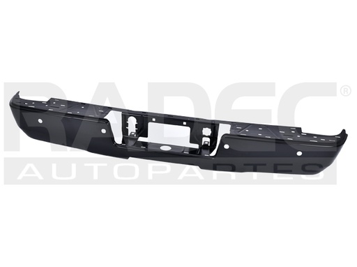 [206-0639-33] DEFENSA TRASERA CV SILVERADO 14-18 C/HOYO P/SENSOR S/HULES  NEGRA 1500/2500/LS/LT/LTZ/Z71/SLE/DENALI/ALL-TERRAIN V6/V8 6/8 CILINDROS 4.3/5.3L 2/4 PUERTAS