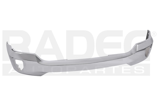 [206-0639-43] DEFENSA DELANTERA CV SILVERADO 16-18 C/HOYO P/FARO S/HOYO P/SENSOR CROMADA 1500/LS/LT/LTZ/WR/SSV/SLE/SLT/CUSTOM V6/V8 6/8 CILINDROS 4.3/5.3/6.2L 2/4 PUERTAS