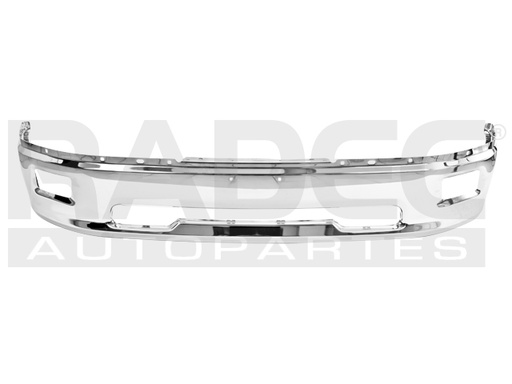 [206-0913-03] DEFENSA DELANTERA DG RAM 09-13 CROMADA C/HOYO P/FARO