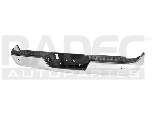 [206-0916-19] DEFENSA TRASERA DG RAM 09-18 CROMADA C/HOYO P/SENSOR C/HULE