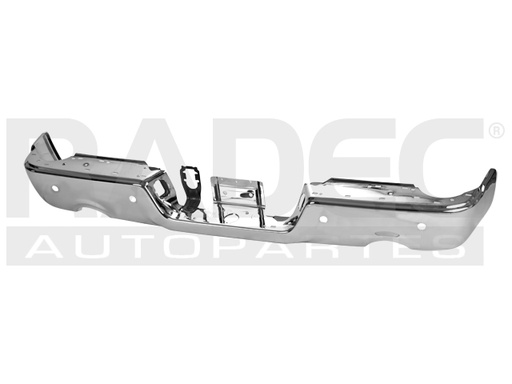 [206-0916-23] DEFENSA TRASERA DG RAM 09-18 CROMADA C/HOYO P/SENSOR S/HULE