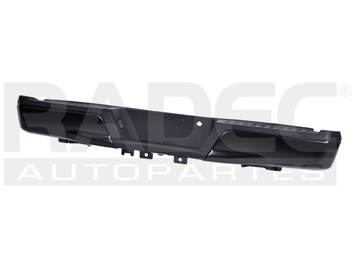 [206-1215-13] DEFENSA TRASERA FD F-150 15-20 S/HOYO P/TIRON S/HOYO P/SENSOR NEGRA
