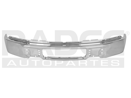 [206-1226-10] DEFENSA DELANTERA FD LOBO/F-150 09-14 CROMADA S/HOYO P/FARO