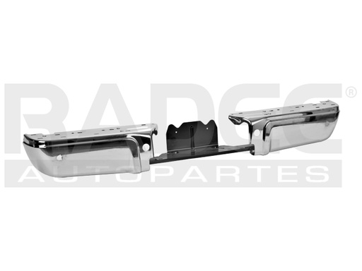 [206-1232-09] DEFENSA TRASERA FD SUPER DUTY 08-16 C/HOYO P/SENSOR CROMADA (U.T.P)