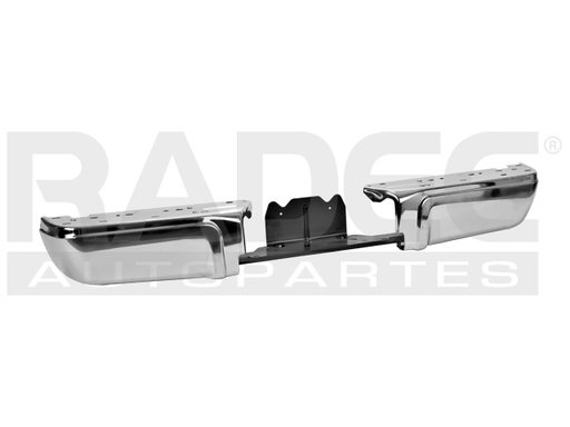 [206-1232-10] DEFENSA TRASERA FD SUPER DUTY 08-16 S/HOYO P/SENSOR CROMADA (U.T.P)