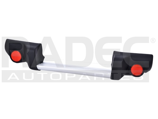 [206-2204-03] DEFENSA TRASERA MT L200 11-15 NEGRA C/GRIS